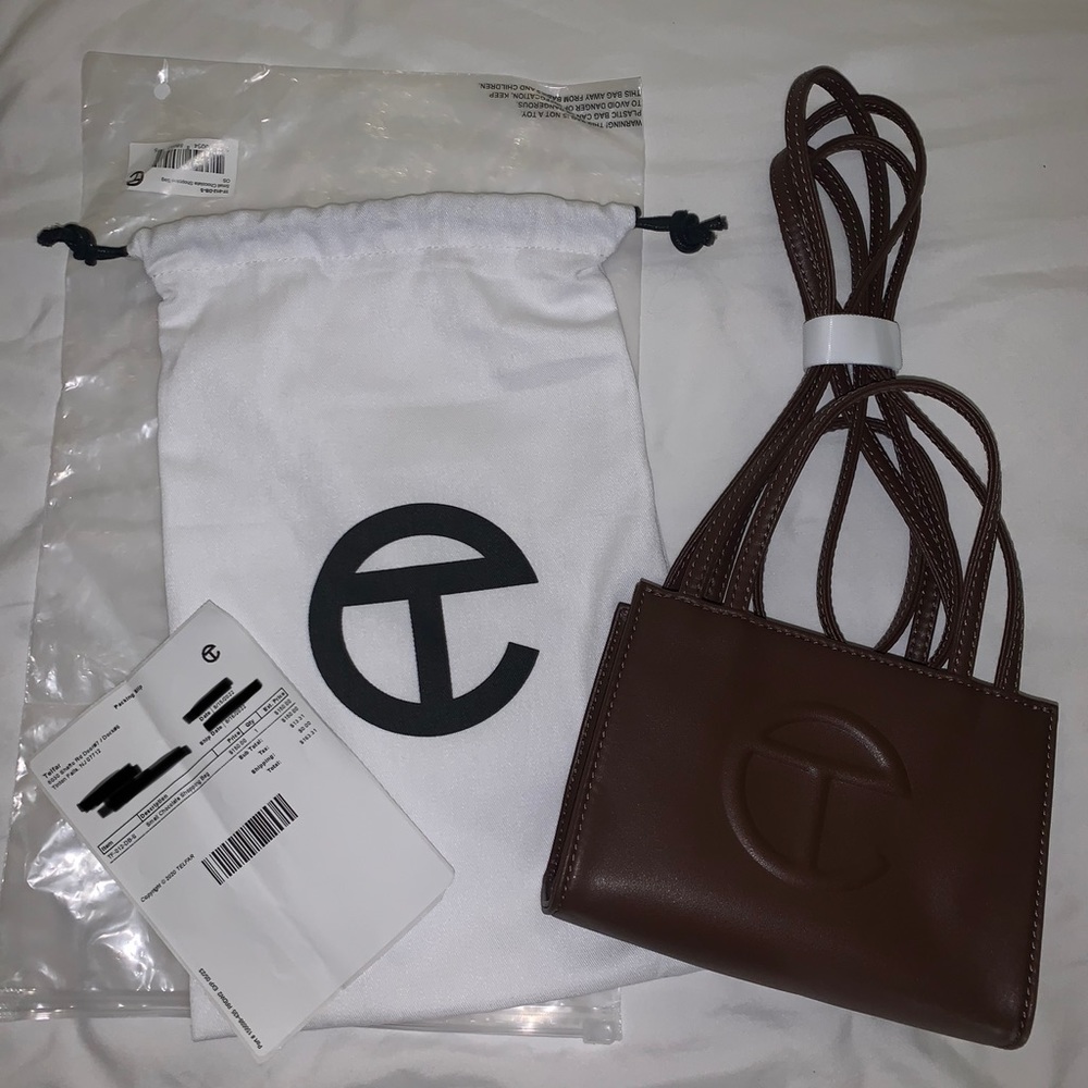 small telfar in chocolate (SOLD OUT ONLINE)